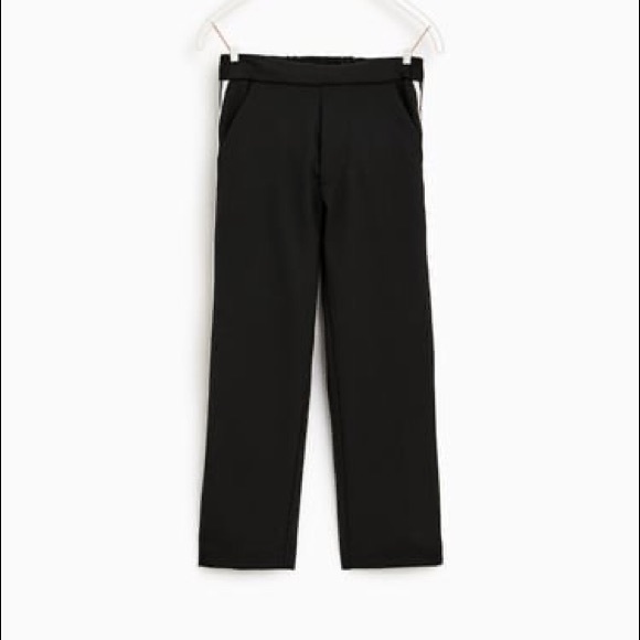 Zara Other - ZARA KIDS Black Pants with Side Stripes